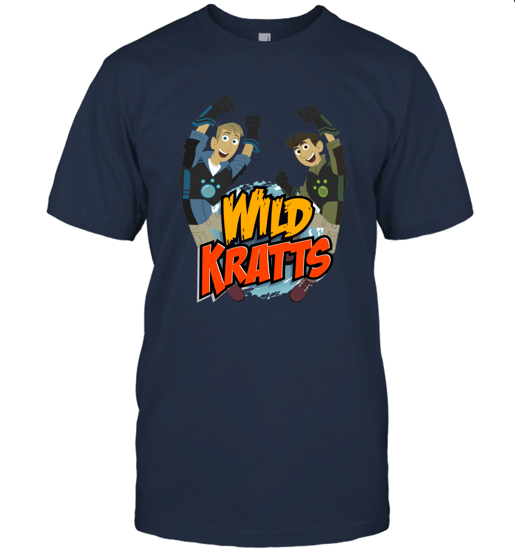 T Shirt Wild Kratts Logo Personalized Fashion Customization Gray Unisex T-Shirt
