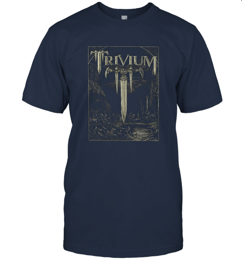 Trivium T Shirt Battle Sword T Band Logo Unisex T-Shirt