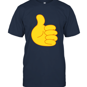 Thumbs Up Hand Sign Emoticon Emoji Unisex T-Shirt