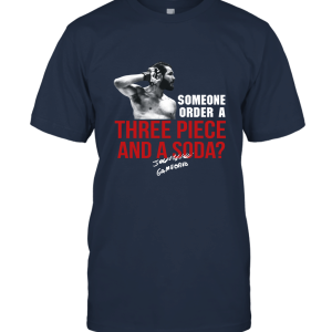Three Piece and A Soda Jorge Masvidal Cotton Unisex T-Shirt