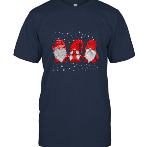 Three gnomes in red Christmas gift T shirthhee Unisex T-Shirt