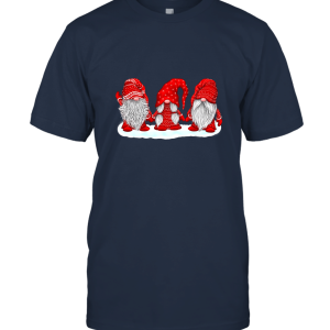 Three Gnomes in red custome  Santa Gnome Funny Christmas Unisex T-Shirt