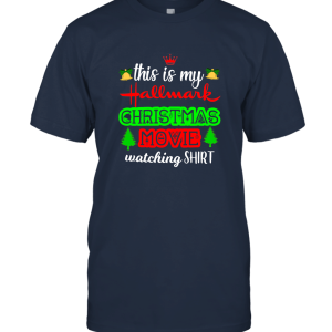 This is my Halmark Whatching Funny Christmas T shirt Unisex T-Shirt