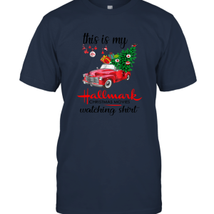 This is my Halmark Christmas Whatching Funny Christmas T shirt Unisex T-Shirt
