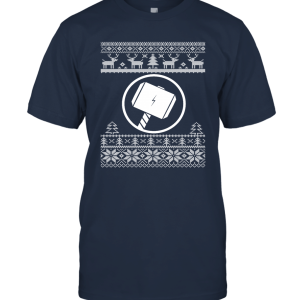 Tho Hammer Logo Merry Christmas Unisex T-Shirt