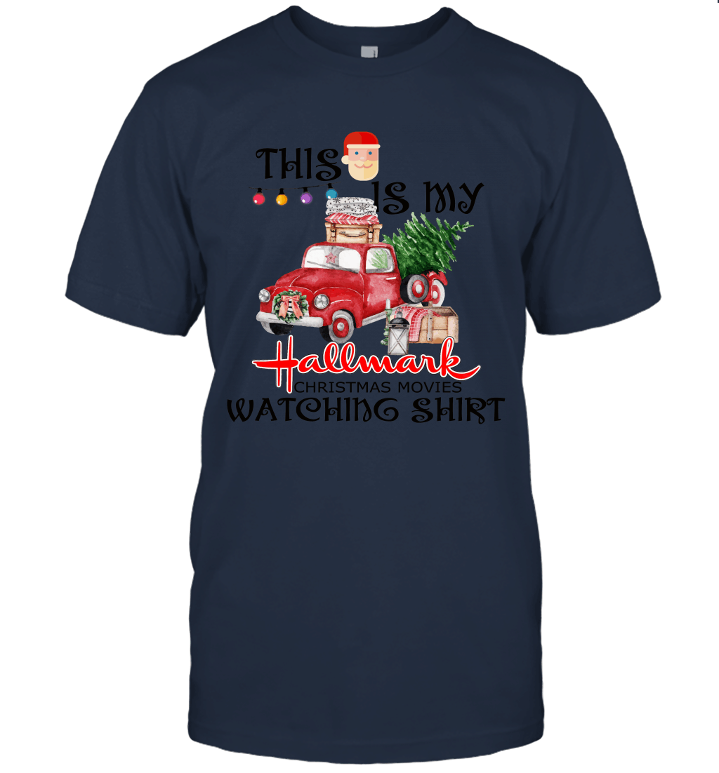 This Is My Halmark Christmas Movies Red Car Cool Xmas Unisex T-Shirt