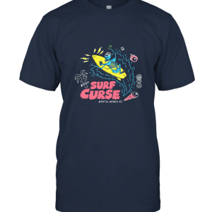Surf Curse Mental Minds Co Unisex T-Shirt