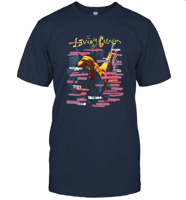 Vintage Original 90's Living Colour Alternative Metal band Time's Up 1990 Promo Album T Shirt Unisex T-Shirt
