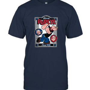 Vintage Popeye Sweatshirt Popeyee and Olive Oyl Spinach The Sailor Man Pullover Jumper Unisex T-Shirt