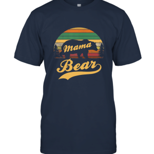 Vintage Mama Bear Camping T shirt Unisex T-Shirt