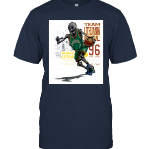 Vintage Liquid Blue 1996 LITHUANIA Basketball Grateful Dead Unisex T-Shirt