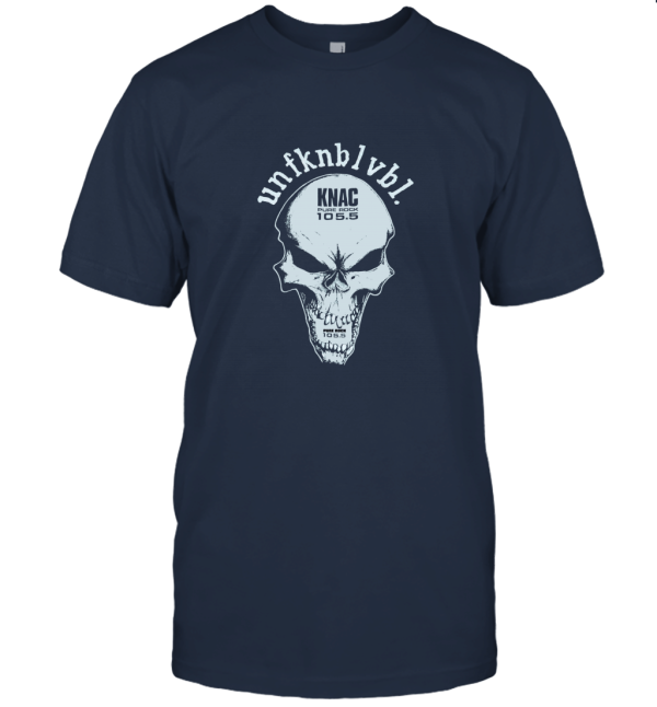 Vintage KNAC Radio 105.5 Heavy Metal Rock Radio UNFKNBLVBL Pure Rock Los Angeles Radio Unisex T-Shirt