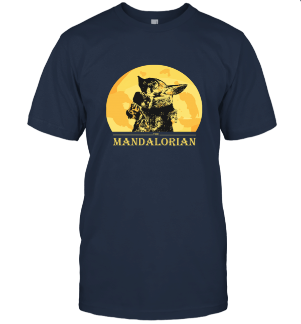 Vintage Mandalorian Baby Yoda Unisex T-Shirt