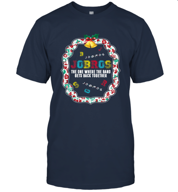 Vintage Christmas Shirt  Jobros Shirt  The One Where The Band Gets Black Together Unisex T-Shirt