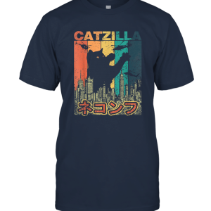 Vintage CATZILLA Japan  Kitty Cat lovers Halloween T shirt T Shirt Unisex T-Shirt