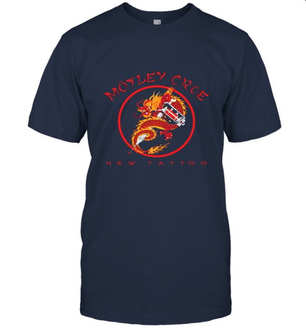 Vintage motley crue new tattoo rock tour band Unisex T-Shirt