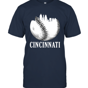 Vintage Downtown Cincinnati TShirt Baseball Retro Ohio State Unisex T-Shirt