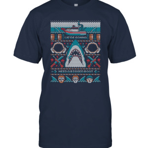 We're Gonna Need A Bigger Boat Merry Christmas Unisex T-Shirt