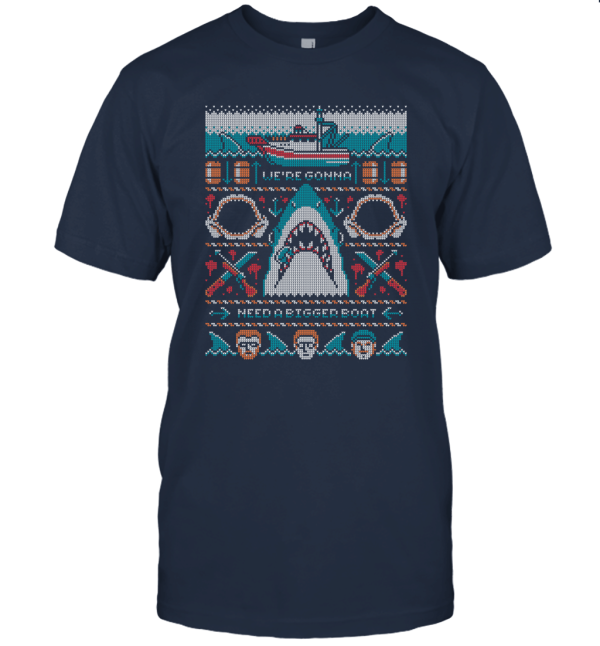 We're Gonna Need A Bigger Boat Merry Christmas Unisex T-Shirt