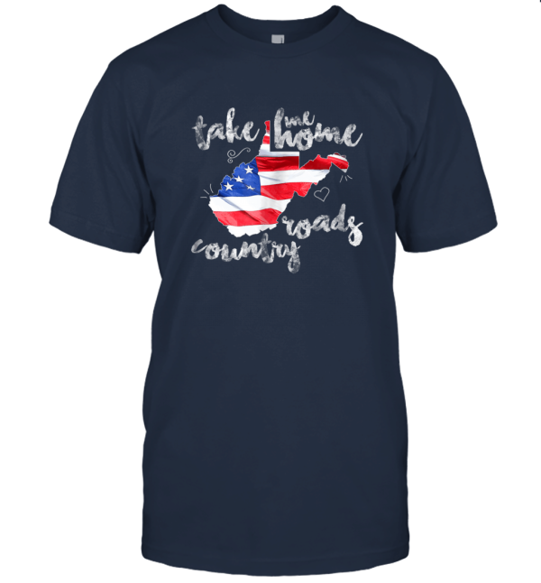 West country Virginia Flag T shirt Unisex T-Shirt