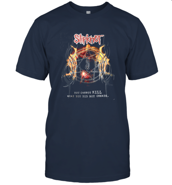 We Won't Die Design Fashion Style Slipknot Shawn Cahan back Unisex T-Shirt