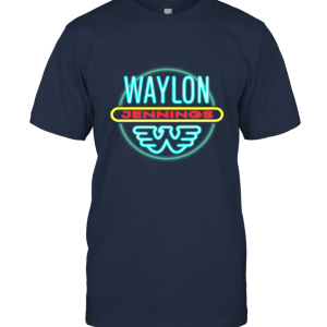 Waylon Jennings Men's Neon Tee T Shirt Unisex T-Shirt