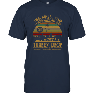 Vintage Turkey Thanksgiving Day Wkrp Turkey Drop Unisex T-Shirt