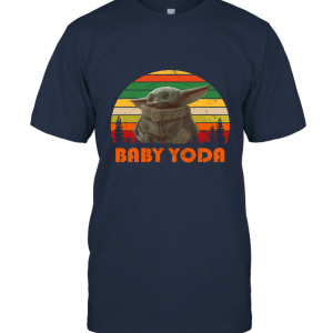 Vintage Baby Yoda Merry Christmas Unisex T-Shirt