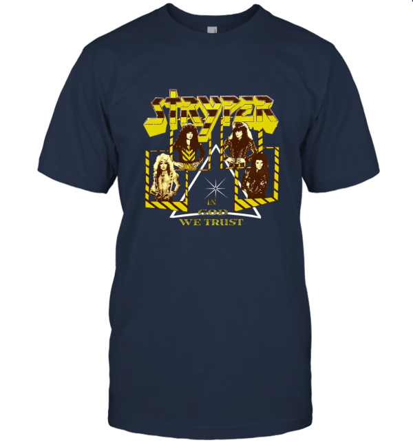 Vintage STRYPER 1988 In God We Trust Tour Shirt 80s Christian Rock Unisex T-Shirt