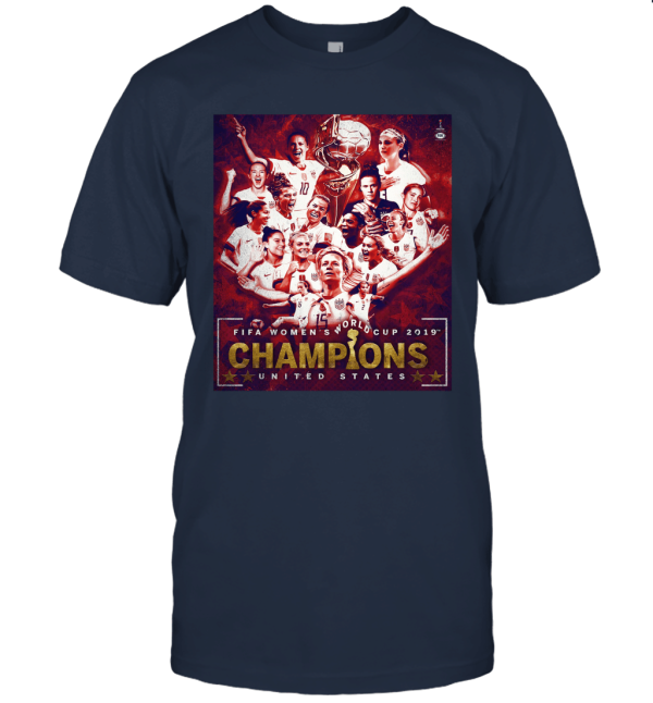 World Cup 2019 Women Soccer USA Team Champions Unisex T-Shirt