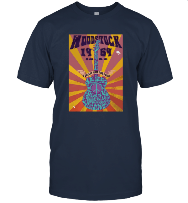 Woodstock Festival 1969 Hippie Unisex T-Shirt