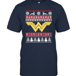 Wonder Women Logo Ugly Christmas Unisex T-Shirt