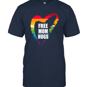 Women Womens free mom hugs t shirt LGBT V Neck T Shirt Unisex T-Shirt