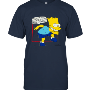 90s Bart Simpson I Didn't Do It T Shirt. Unisex T-Shirt