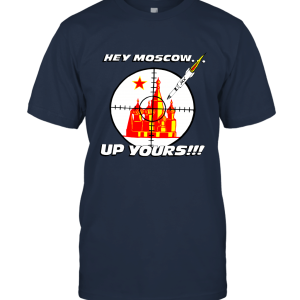 80s Hey Moscow Up Yours Funny Political t shirt Small Unisex T-Shirt