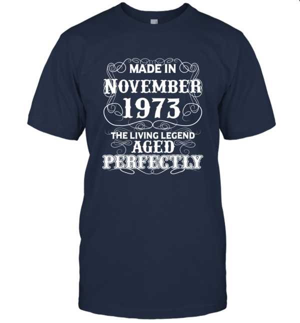 45th Birthday GiftAwesome Since 1973 45 Years Old Unisex T-Shirt