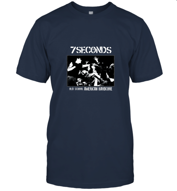 7 Seconds T Shirt Old School America Band Logo Unisex T-Shirt