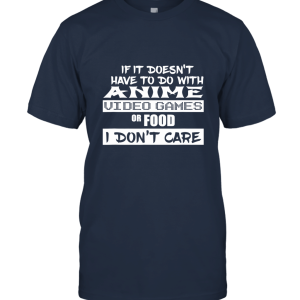 Anime Video Games Food TShirt Funny Sarcastic Gamer Tees Unisex T-Shirt