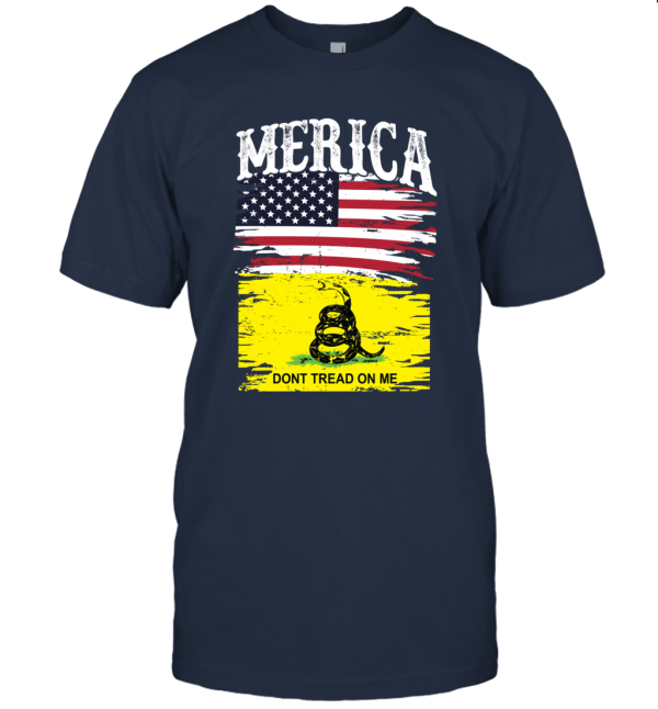 American Flag Dont Tread On Me Unisex T-Shirt