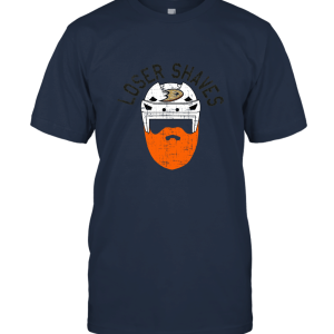 Anaheim Ducks Retro Brand Gray Loser Shaves Beard Unisex T-Shirt