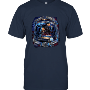 Amdesco Men's Police Law Enforcement Backbone of America Unisex T-Shirt