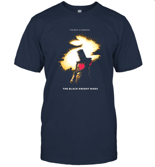 Allin Tee 90088 the black knight rises  Monty Python Unisex T-Shirt