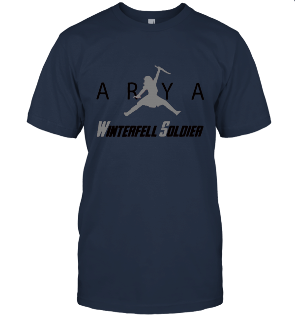 Arya Stark Jordan Logo Winterfell Soldier  Game of Thrones Gift Idea Unisex T-Shirt