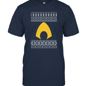 Aqua Hero Man Logo Merry Christmas Unisex T-Shirt