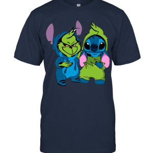 Baby Grinh And Stitch Christmas Unisex T-Shirt
