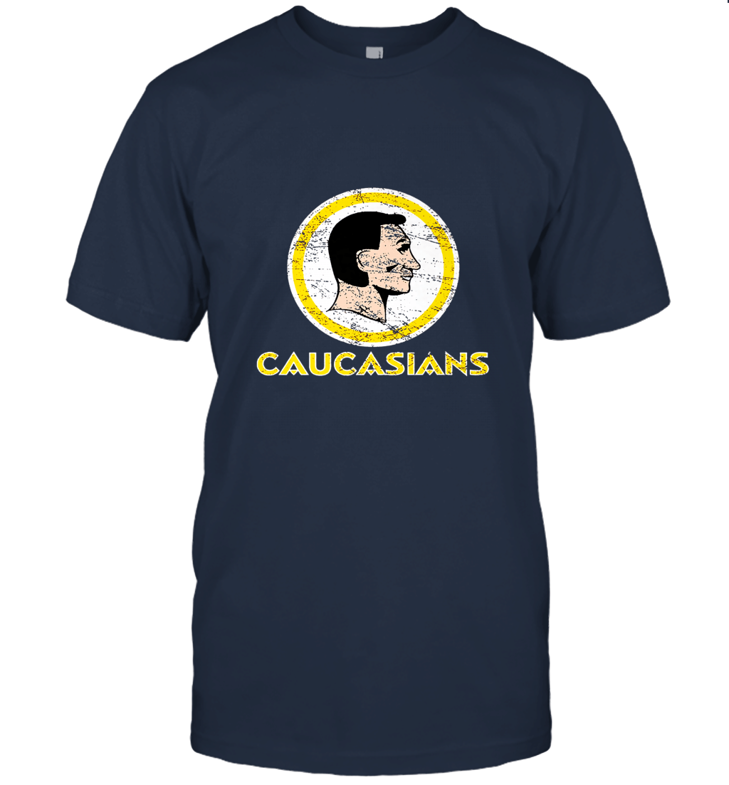 Caucasian Vintage T Shirt Funny Caucasians Unisex T-Shirt