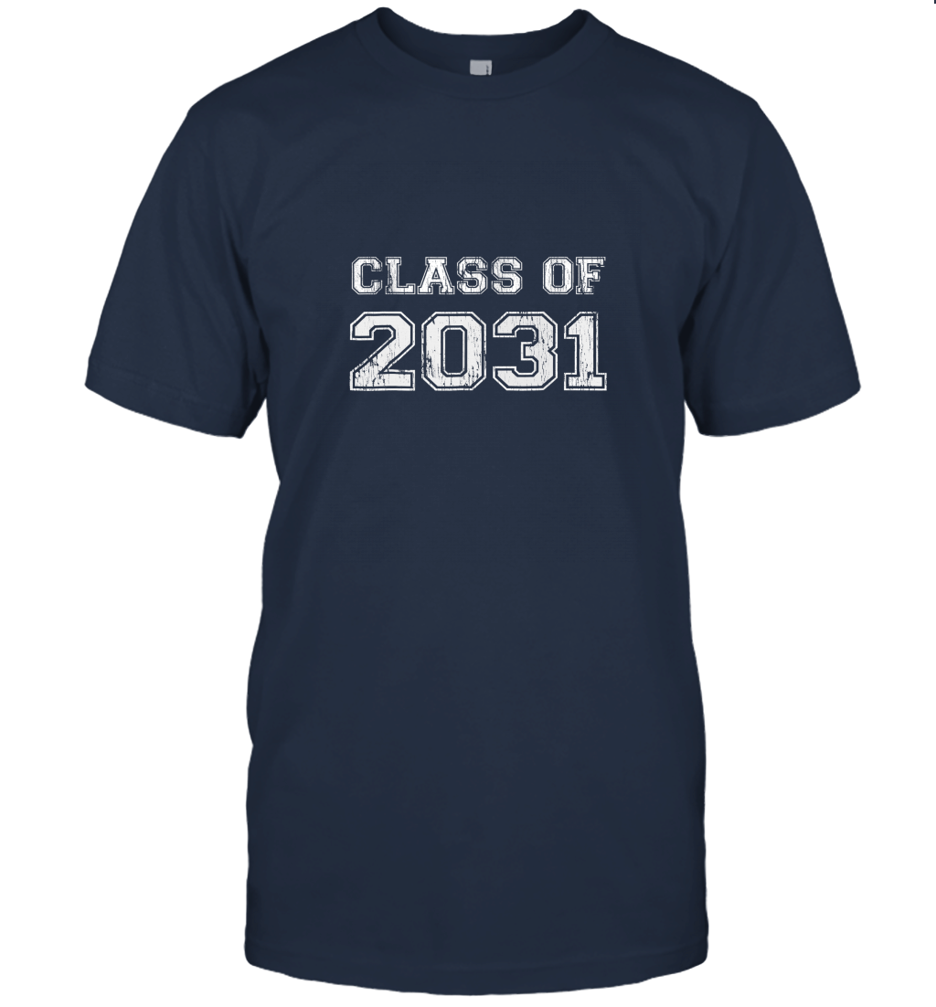 Class Of 2031 T Shirt Graduate Kindergarten Seniors Unisex T-Shirt