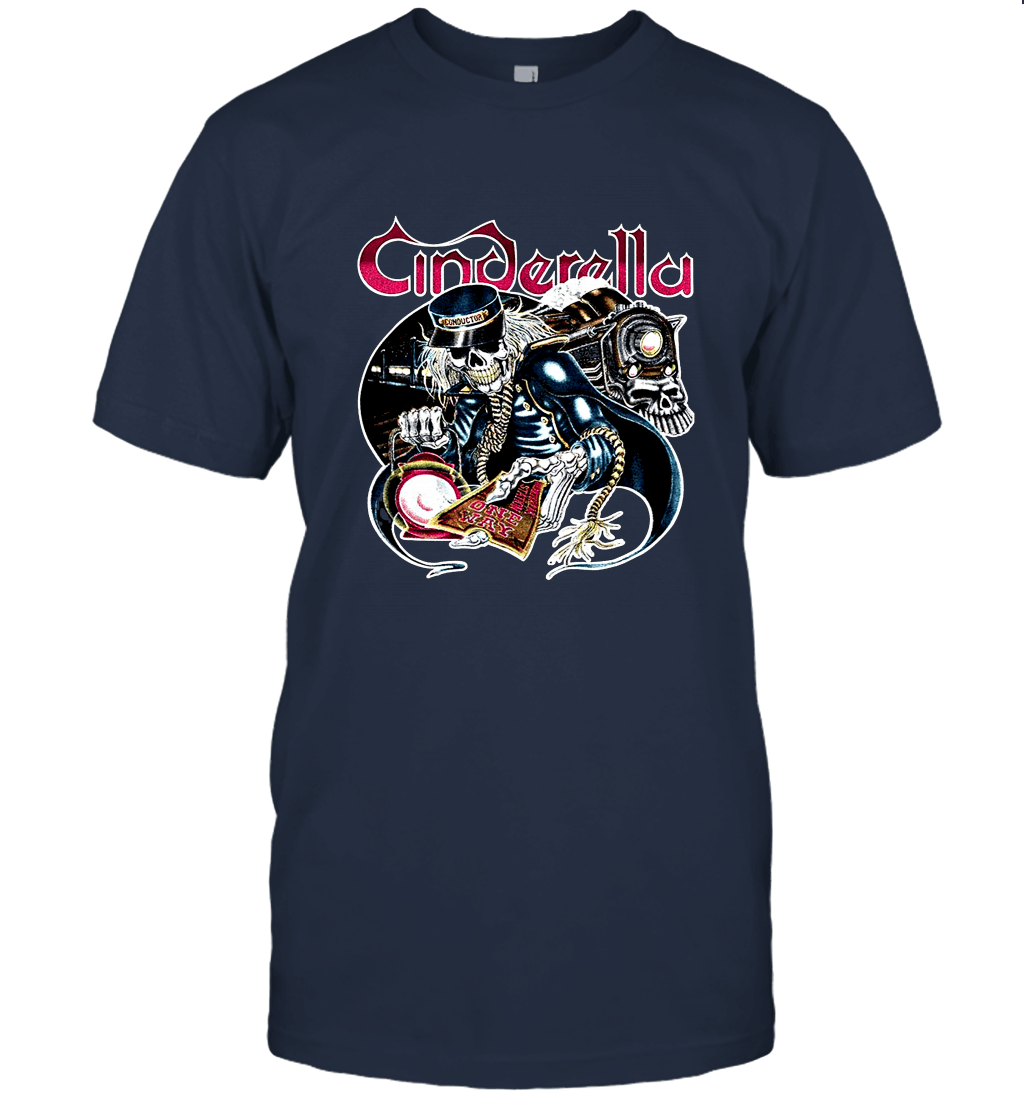 Cinderella 1982 American Rock Band One Way Train Skeleton Unisex T-Shirt