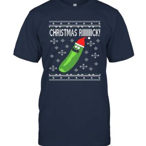 Christmas Pickle Rick Santa Unisex T-Shirt
