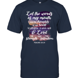 Christian Prayer Bible Verse Psalms 1914 Quote T Shirt Unisex T-Shirt